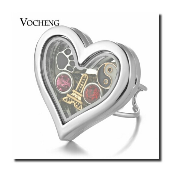 VOCHENG Jewelry - Heart Memory Locket Ring - LAST ONE!